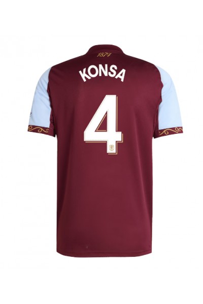 Aston Villa Ezri Konsa #4 Jalkapallovaatteet Kotipaita 2025-26 Lyhythihainen Aston Villa Ezri Konsa #4 Jalkapallovaatteet Kotipaita 2025-26 Lyhythihainen